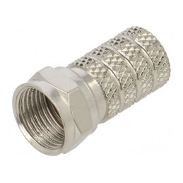 Conector F Tip Drept 75 Ohm pentru Cablu CT125 | Electronic-mag.ro | Componente Electronice