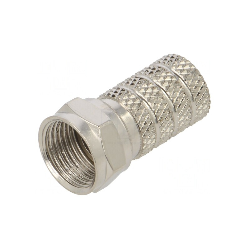 Conector F Tip Drept 75 Ohm pentru Cablu CT125 | Electronic-mag.ro | Componente Electronice