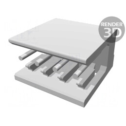Conector Soclu Cablu-Placă 4-Pini 2,54mm THT Drept | Electronic-mag.ro | Componente Electronice