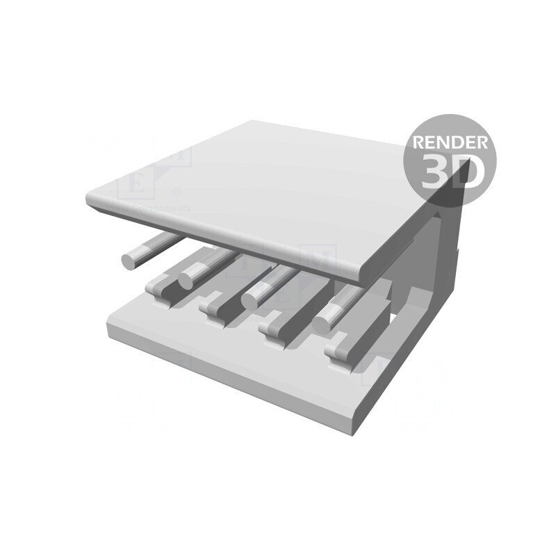 Conector Soclu Cablu-Placă 4-Pini 2,54mm THT Drept | Electronic-mag.ro | Componente Electronice