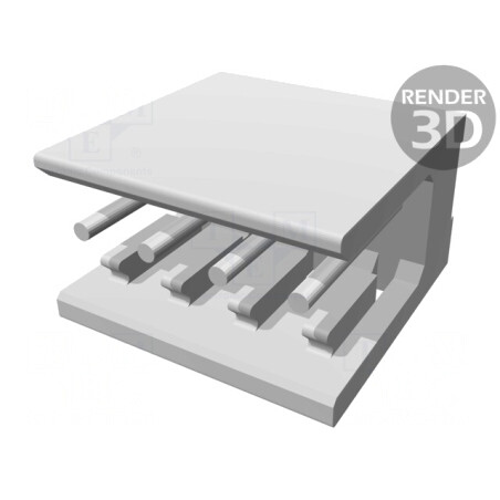 Conector Soclu Cablu-Placă 4-Pini 2,54mm THT Drept | Electronic-mag.ro | Componente Electronice