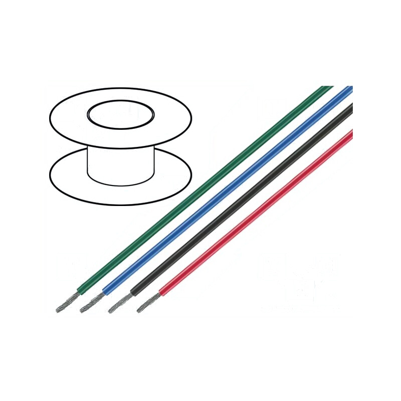 Cablu electric litat Cu 18AWG PVC maro 30m 600V | Electronic-mag.ro | Componente Electronice Cablu electric litat Cu 18AWG PVC maro 30m 600V | Electronic-mag.ro | Componente Electronice