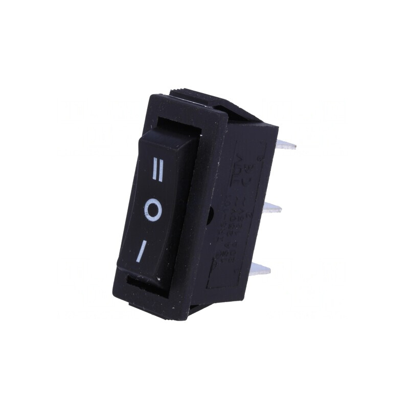 Comutator Basculant ON-OFF-ON 15A/250V Negru | Electronic-mag.ro | Componente Electronice