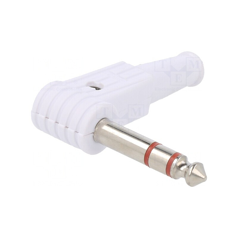 Mufă Jack 6,3mm Stereo 90° pe Cablu | Electronic-mag.ro | Componente Electronice