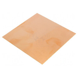 Placă Laminat Epoxidic FR4 0,6mm 100x100mm | Electronic-mag.ro | Componente Electronice