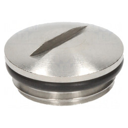 Capac de protecție alamă IP68 nichel M16 1,5 | Electronic-mag.ro | Componente Electronice