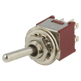 Comutator Basculant DP3T ON-OFF-ON 1A 250VAC | Electronic-mag.ro | Componente Electronice