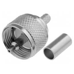Mufă UHF Tată RG58 Lipire Crimpată | Electronic-mag.ro | Componente Electronice