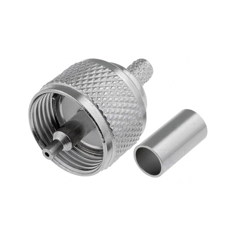 Mufă UHF Tată RG58 Lipire Crimpată | Electronic-mag.ro | Componente Electronice