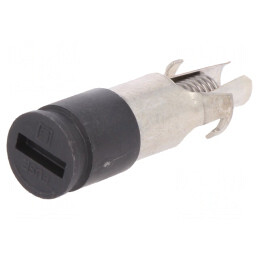 Adaptor Siguranțe Cilindrice 5x20mm 10A 250VAC Negru | Electronic-mag.ro | Componente Electronice