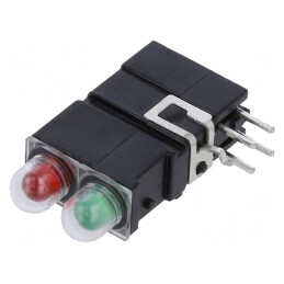LED Bicolor Roșu/Verde 3.9mm 20mA | Electronic-mag.ro | Componente Electronice