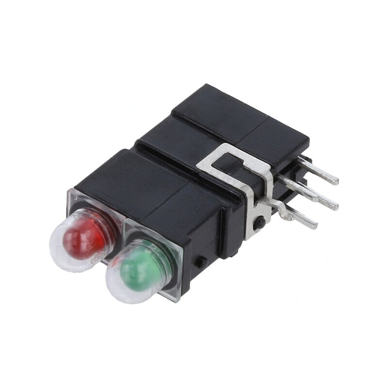 LED Bicolor Roșu/Verde 3.9mm 20mA | Electronic-mag.ro | Componente Electronice