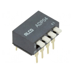 Comutator DIP-SWITCH ON-OFF 0,1A 24VDC 2 Poz THT | Electronic-mag.ro | Componente Electronice