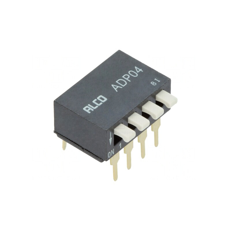 Comutator DIP-SWITCH ON-OFF 0,1A 24VDC 2 Poz THT | Electronic-mag.ro | Componente Electronice