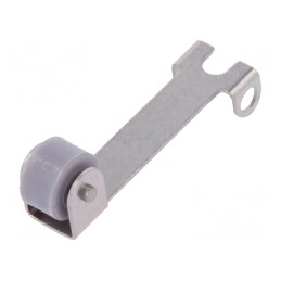 Manetă cu rolă 15,8mm oțel inoxidabil | Electronic-mag.ro | Componente Electronice