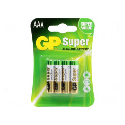 Baterie AAA alcaline 1,5V nereîncărcabile 4 buc. | Electronic-mag.ro | Componente Electronice