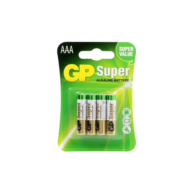 Baterie AAA alcaline 1,5V nereîncărcabile 4 buc. | Electronic-mag.ro | Componente Electronice