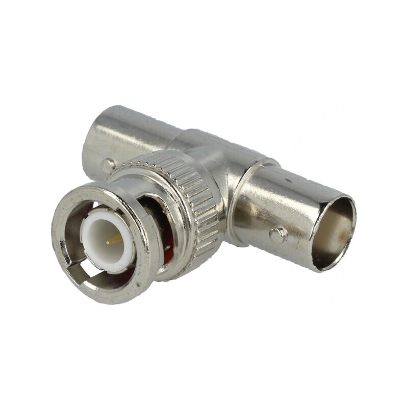 Adaptor T BNC 50Ω Dual Soclu-Mufă | Electronic-mag.ro | Componente Electronice