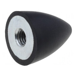 Atenuator de vibraţii M6 20mm 24mm 6mm 113N | Electronic-mag.ro | Componente Electronice