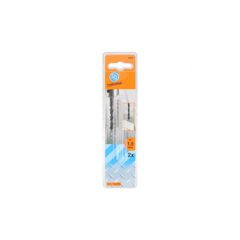 Burghiu Metal Ø 1,5mm HSS 2buc Blister | Electronic-mag.ro | Componente Electronice