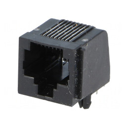 Soclu RJ45 8p8c cu Blocare pentru PCB | Electronic-mag.ro | Componente Electronice
