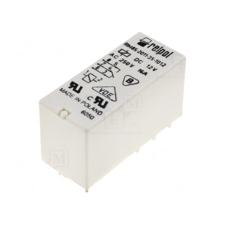 Releu electromagnetic SPDT 12VDC 16A | Electronic-mag.ro | Componente Electronice