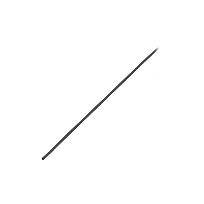 Manson termocontractabil 1,5mm 1,2m negru | Electronic-mag.ro | Componente Electronice