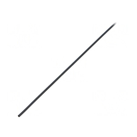 Manson termocontractabil 1,5mm 1,2m negru | Electronic-mag.ro | Componente Electronice