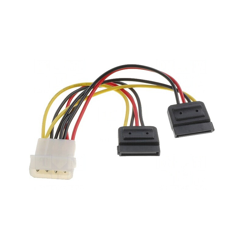 Adaptor Molex la SATA 0.15m | Electronic-mag.ro | Componente Electronice Adaptor Molex la SATA 0.15m | Electronic-mag.ro | Componente Electronice