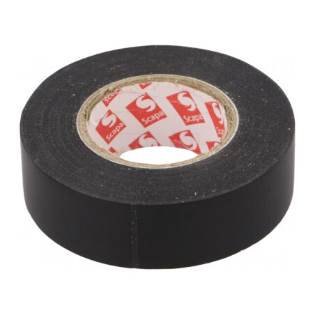 Bandă Electroizolantă 19mm x 20m Neagră | Electronic-mag.ro | Componente Electronice
