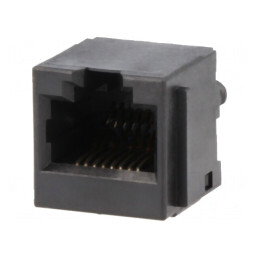 Soclu RJ45 8p8c pentru PCB THT Drept | Electronic-mag.ro | Componente Electronice