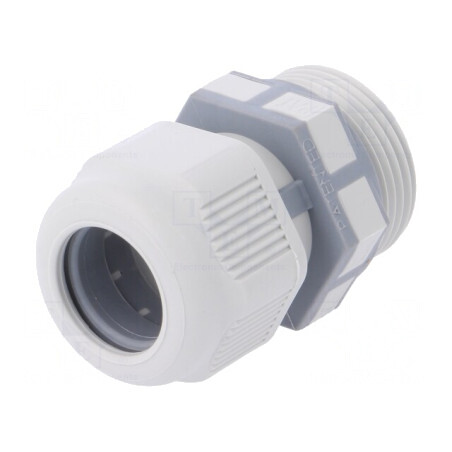 Garnitură etanșare PG16 IP68 poliamidă gri | Electronic-mag.ro | Componente Electronice