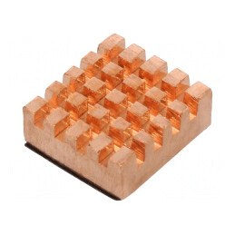 Radiator Cupru 13,2x12,1mm pentru Arduino și Raspberry Pi | Electronic-mag.ro | Componente Electronice
