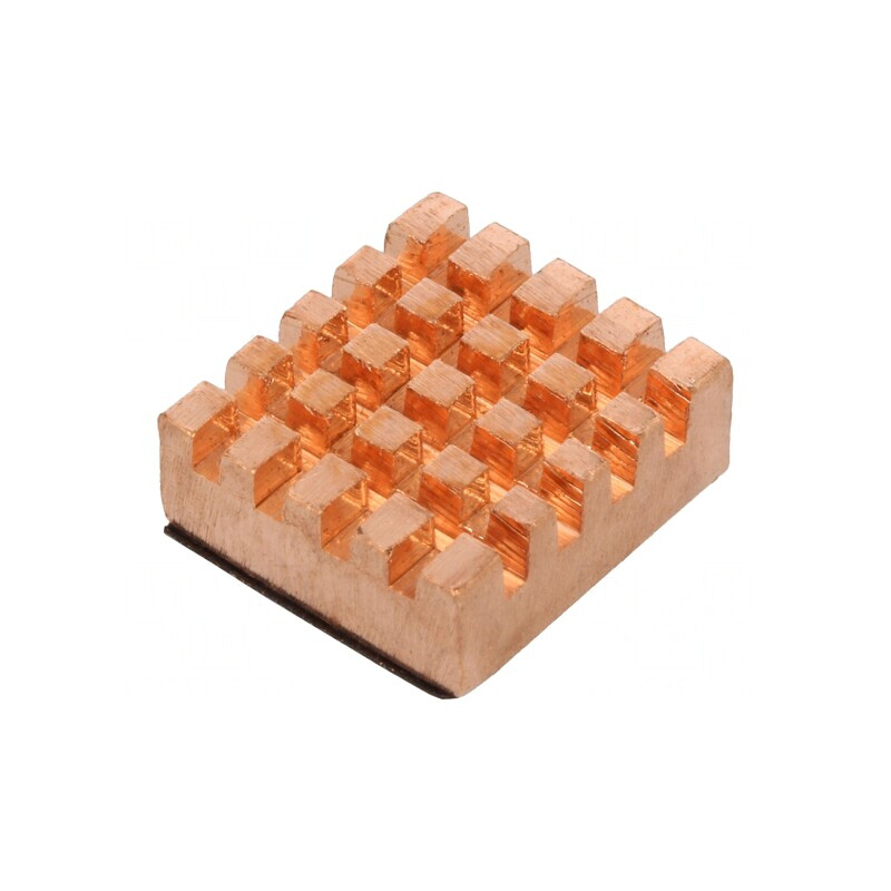 Radiator Cupru 13,2x12,1mm pentru Arduino și Raspberry Pi | Electronic-mag.ro | Componente Electronice
