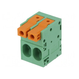 Regletă Conexiuni PCB 90° 10mm 2 Piste 51A | Electronic-mag.ro | Componente Electronice