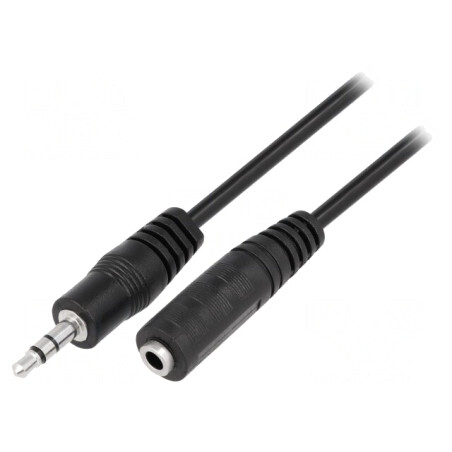 Cablu Audio Jack 3.5mm 5m Negru | Electronic-mag.ro | Componente Electronice
