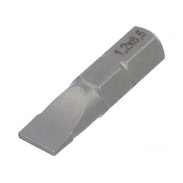Capăt de şurubelniţă plată 6,5x1,2mm 25mm STANDARD | Electronic-mag.ro | Componente Electronice
