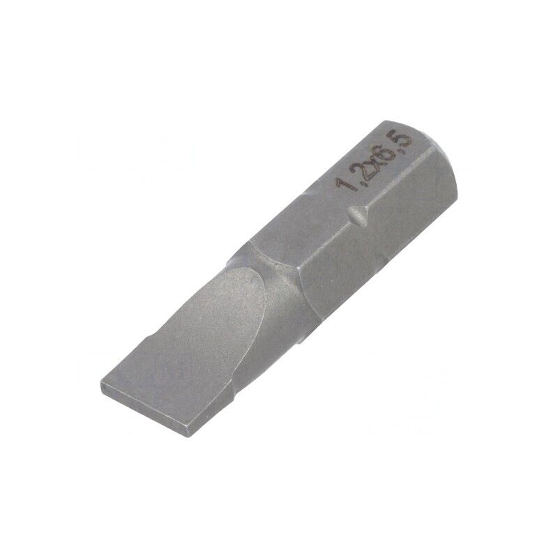 Capăt de şurubelniţă plată 6,5x1,2mm 25mm STANDARD | Electronic-mag.ro | Componente Electronice