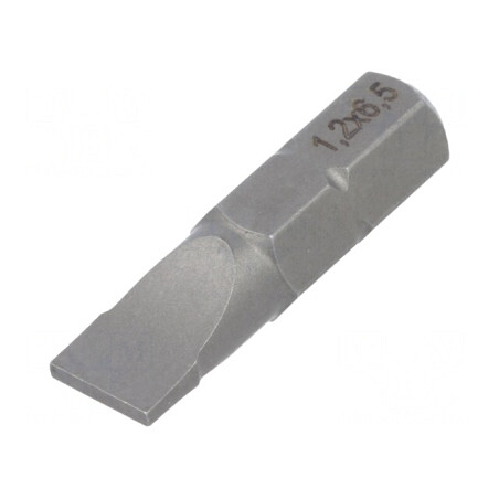 Capăt de şurubelniţă plată 6,5x1,2mm 25mm STANDARD | Electronic-mag.ro | Componente Electronice