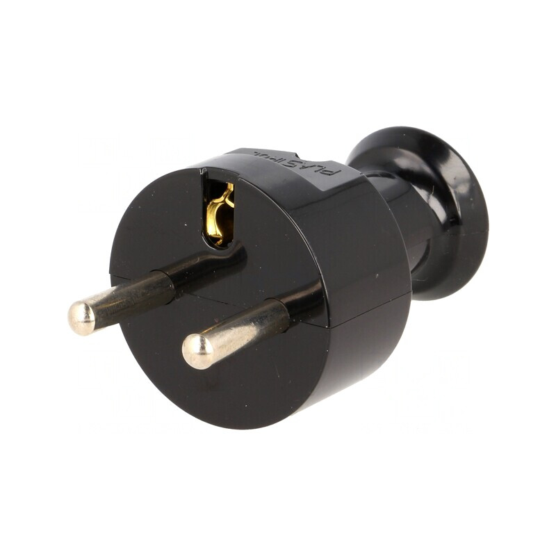 Mufă Alimentare AC 230V 16A Neagră | Electronic-mag.ro | Componente Electronice