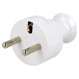 Mufă Alimentare AC Albă 230V 16A 3 Pini | Electronic-mag.ro | Componente Electronice