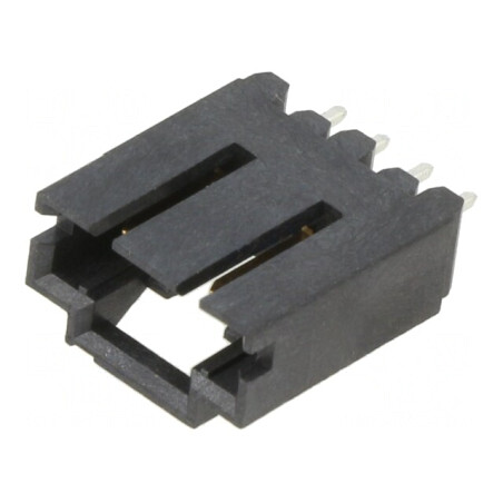 Soclu cablu-placă 2,54mm 4 pini aurit AMPMODU MTE | Electronic-mag.ro | Componente Electronice