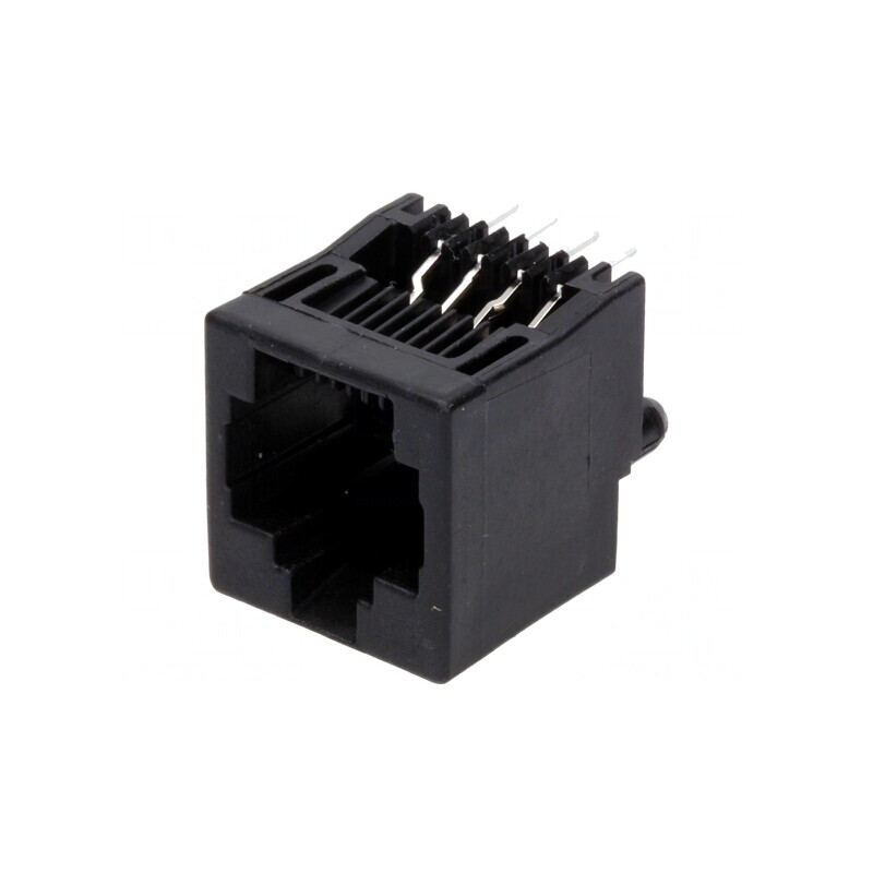 Soclu RJ45 8p8c THT 16,51mm | Electronic-mag.ro | Componente Electronice