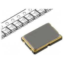 Rezonator: de cuarţ; 8MHz; ±30ppm; 16pF; SMD; 7,5x5,1x1,4mm