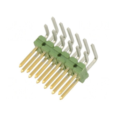 Conector pini 12 pini unghi 90° 2,54mm | Electronic-mag.ro | Componente Electronice