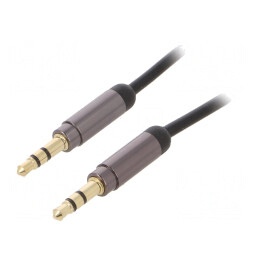 Cablu Jack 3,5mm 3pin Aurit 1m | Electronic-mag.ro | Componente Electronice