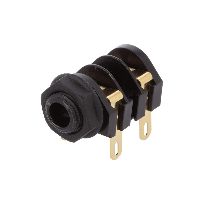 Soclu Jack 6,3mm Mamă Mono cu Întrerupător Dublu | Electronic-mag.ro | Componente Electronice