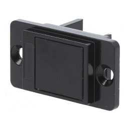 Capac de protecție metalic negru DUALSLIM 29mm | Electronic-mag.ro | Componente Electronice
