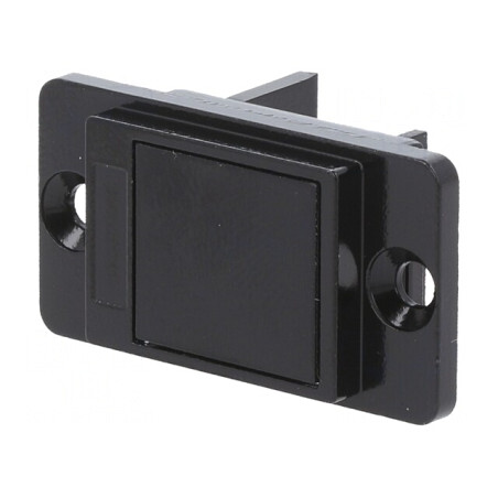 Capac de protecție metalic negru DUALSLIM 29mm | Electronic-mag.ro | Componente Electronice