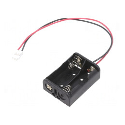 Suport Baterii cu Terminale și Cablu 150mm 3-Pin | Electronic-mag.ro | Componente Electronice